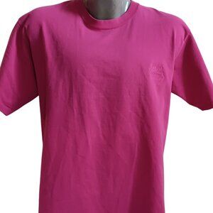 T-Shirt XL Vintage Miller Brewery Tours Pink Jerzees 100% Cotton Made In USA